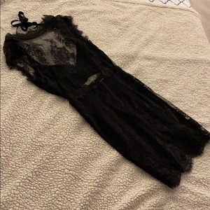 Mini dress with Lace detail